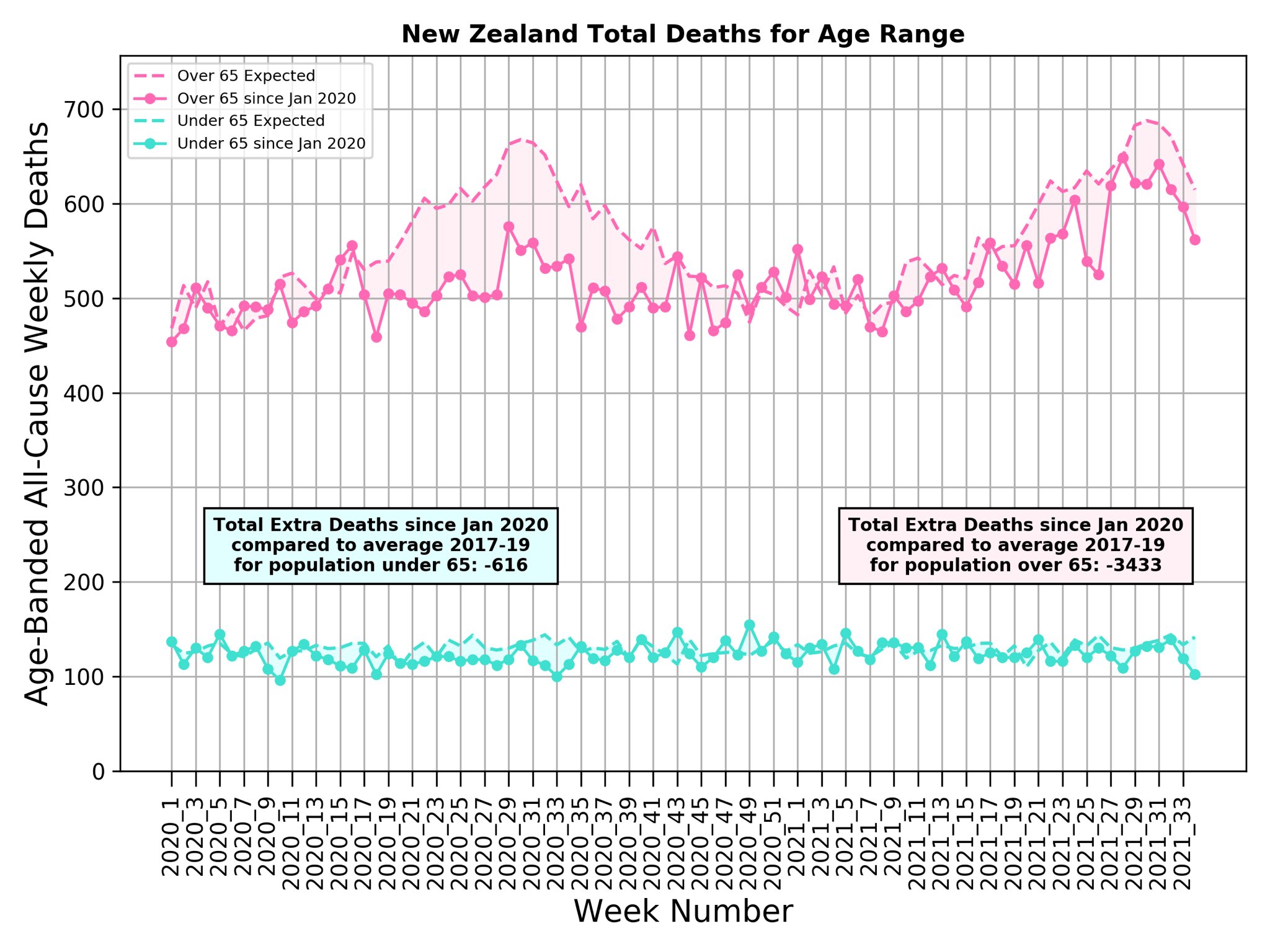 New Zealand Covid deaths excess 2021 by age Michael Levitt