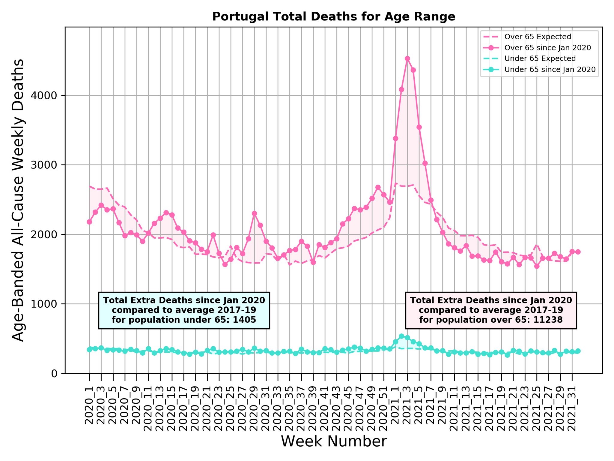 Portugal Covid deaths excess 2021 by age Michael Levitt