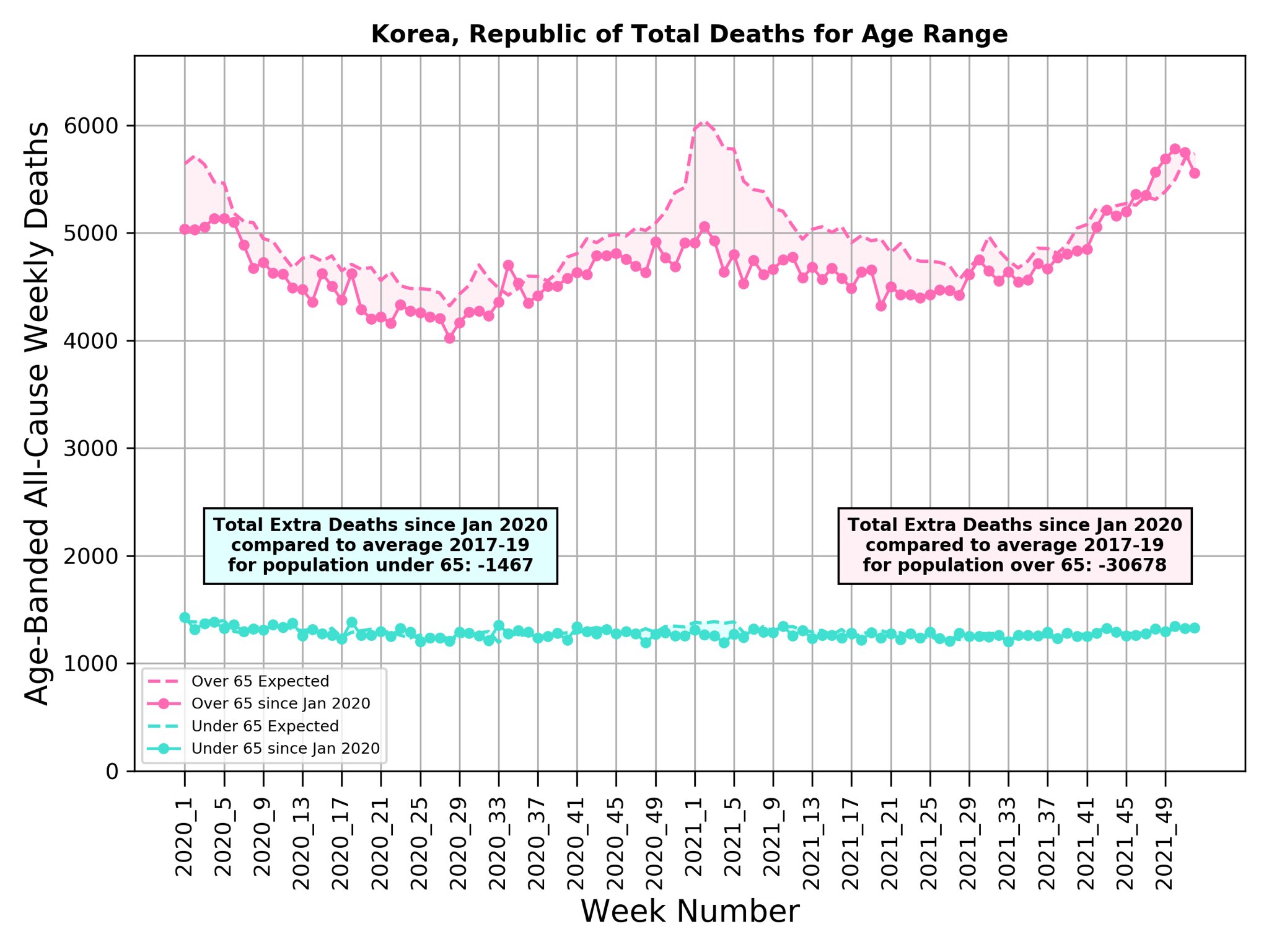 South Korea Covid excess deaths 2022 by age Michael Levitt