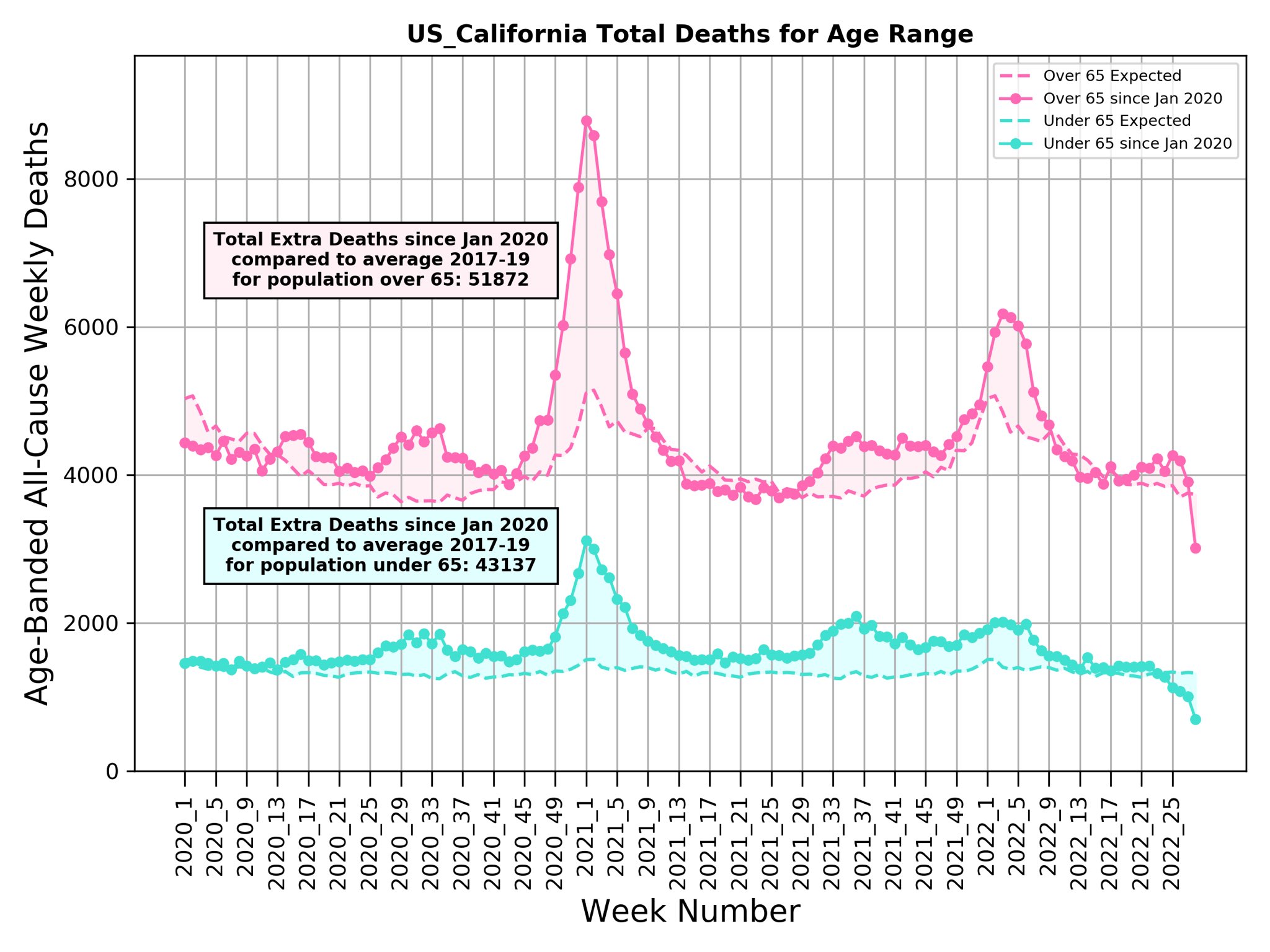 California USA Covid age-adjusted excess deaths 2022 Michael Levitt